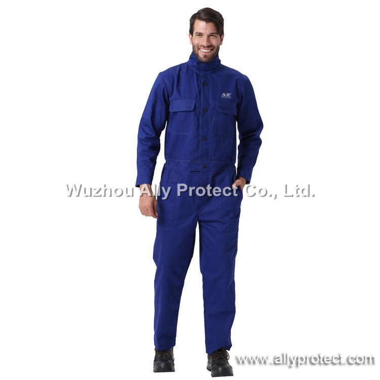 AP-8200 Blue FR Sateen Coverall